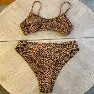 SHEIN Chetah print bikini